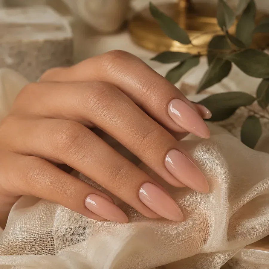 Pose de gel sur ongles naturels